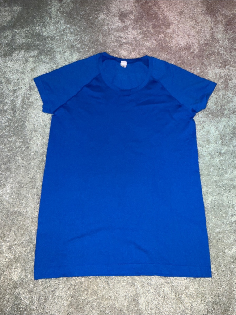 lululemon athletica Royal Blue Scoop Neck Performance Tee